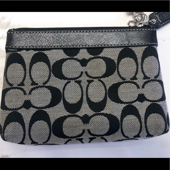 Coach Wristlet, black and grey - Picture 4 of 7